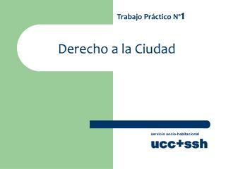 derecho a la ciudad