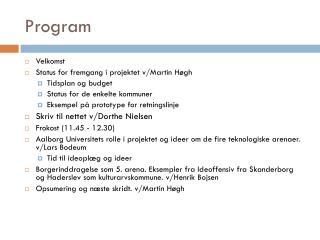 program