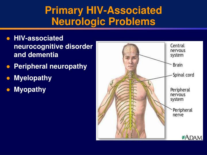 primary hiv associated neurologic problems