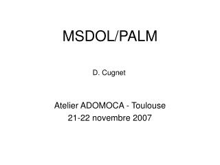 msdol palm