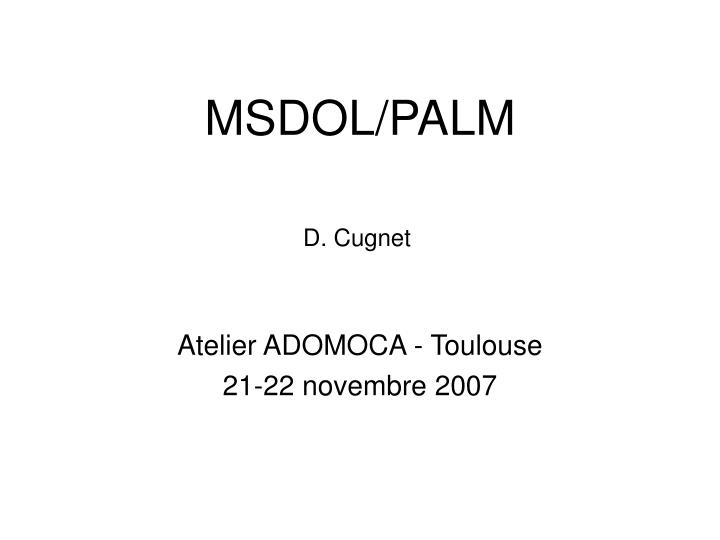 msdol palm