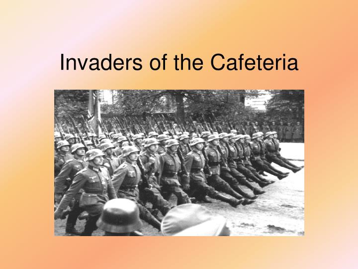 invaders of the cafeteria