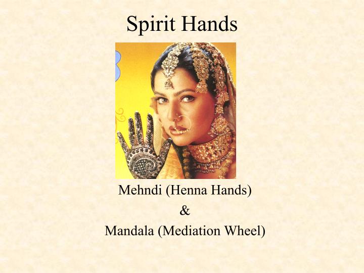 spirit hands