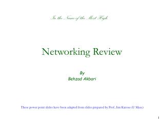 Networking Review