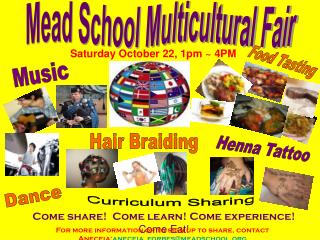 Mead School Multicultural Fair