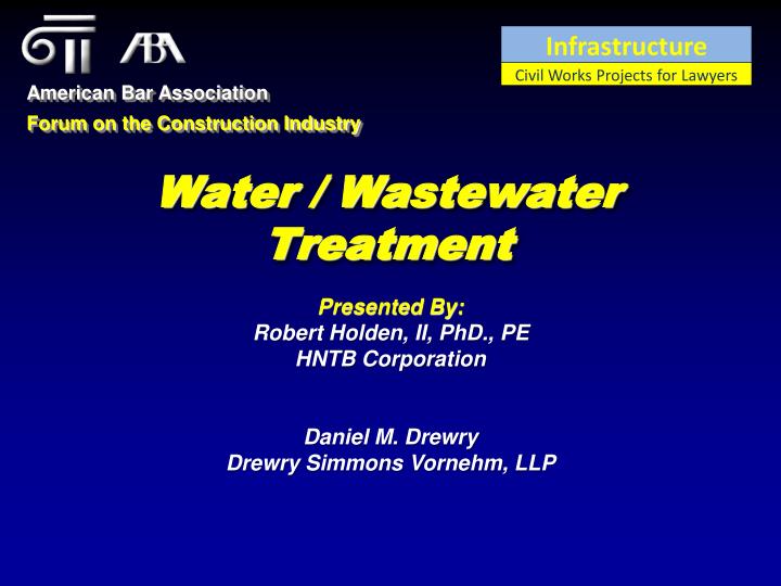 water wastewater treatment