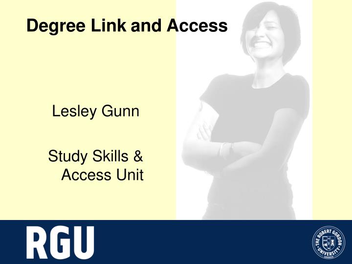 degree link and access