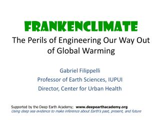 FrankenClimate The Perils of Engineering Our Way Out of Global Warming