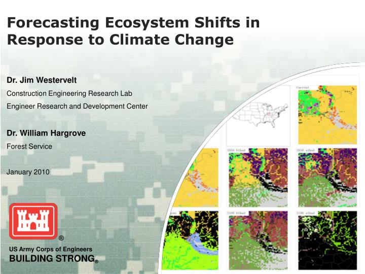 forecasting ecosystem shifts in response to climate change