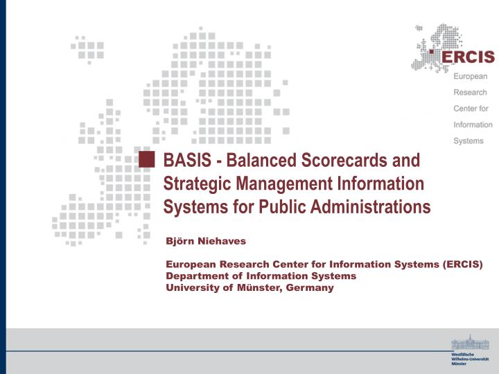 basis balanced scorecards and strategic management information systems for public administrations