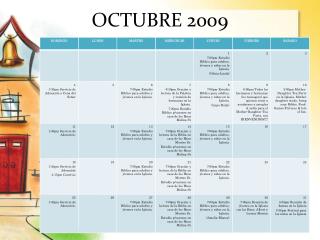 octubre 2009