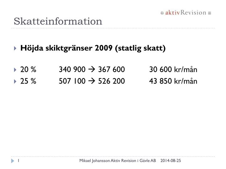 skatteinformation