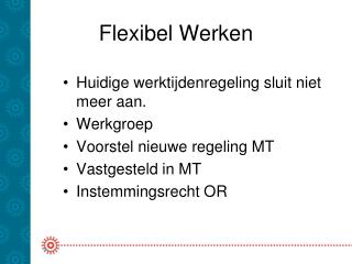 flexibel werken