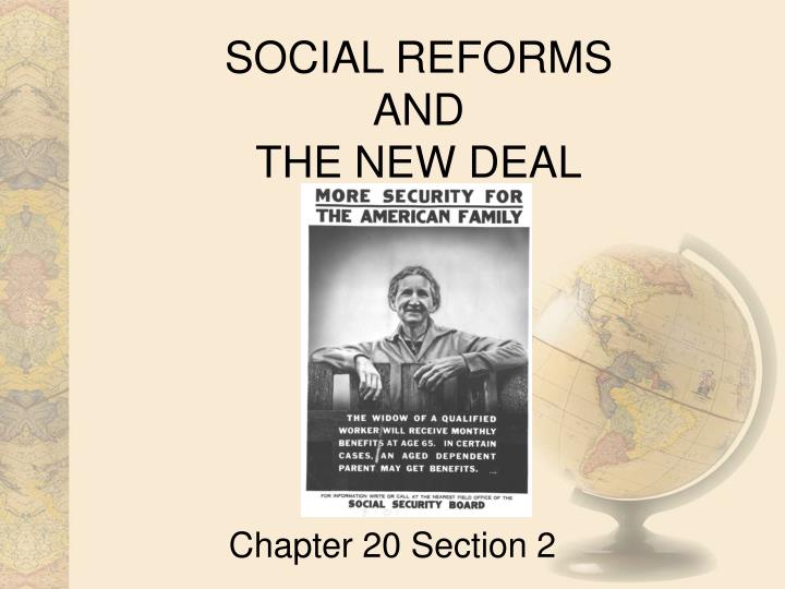 social reforms and the new deal