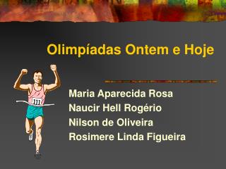 olimp adas ontem e hoje
