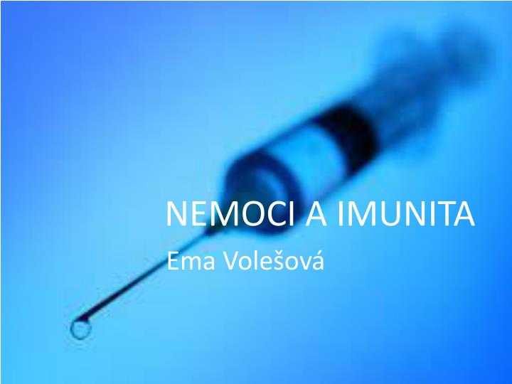 nemoci a imunita