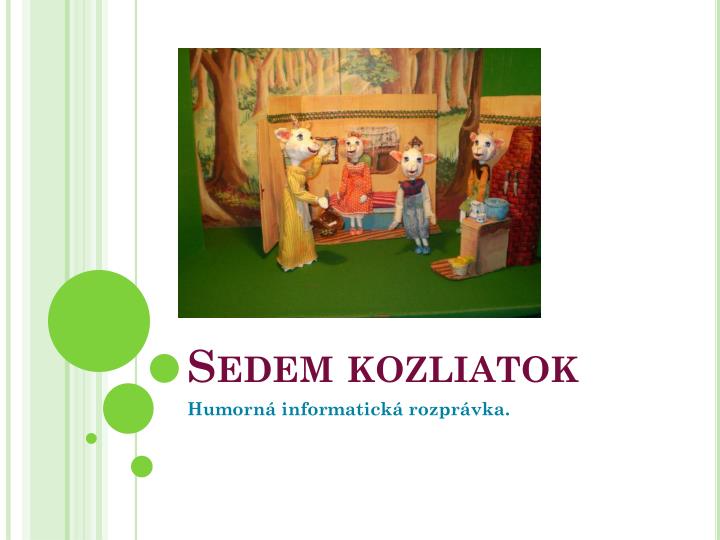 sedem kozliatok