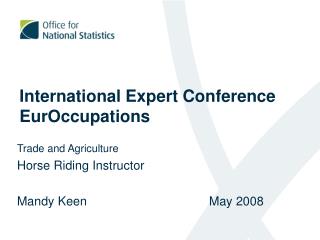 International Expert Conference EurOccupations