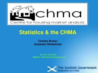 Statistics &amp; the CHMA Charles Brown Assistant Statistician