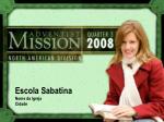 Escola Sabatina Nome da Igreja Cidade - slide 1