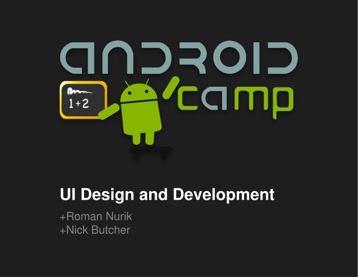 ui design and development