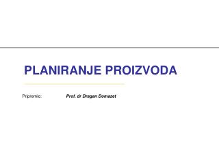 pripremio prof dr dragan domazet