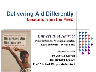Delivering Aid Differently Lessons from the Field