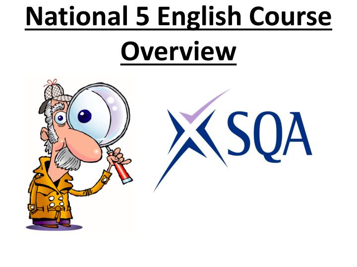 national 5 english course overview