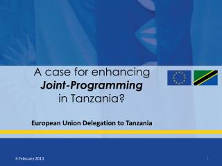 A case for enhancing Joint-Programming in Tanzania?