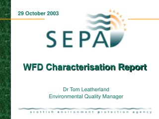 WFD Characterisation Report