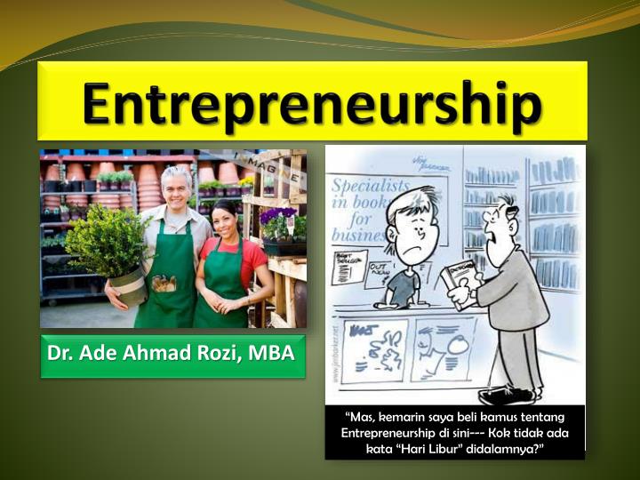 entrepreneurship