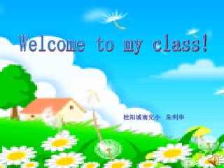 Welcome to my class!