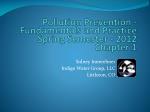 Pollution Prevention - Fundamentals and Practice Spring Semester - 2012 Chapter 1 - slide 1
