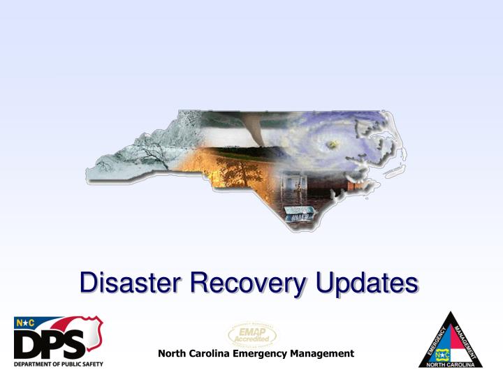 recovery disaster recovery updates