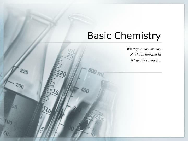 basic chemistry