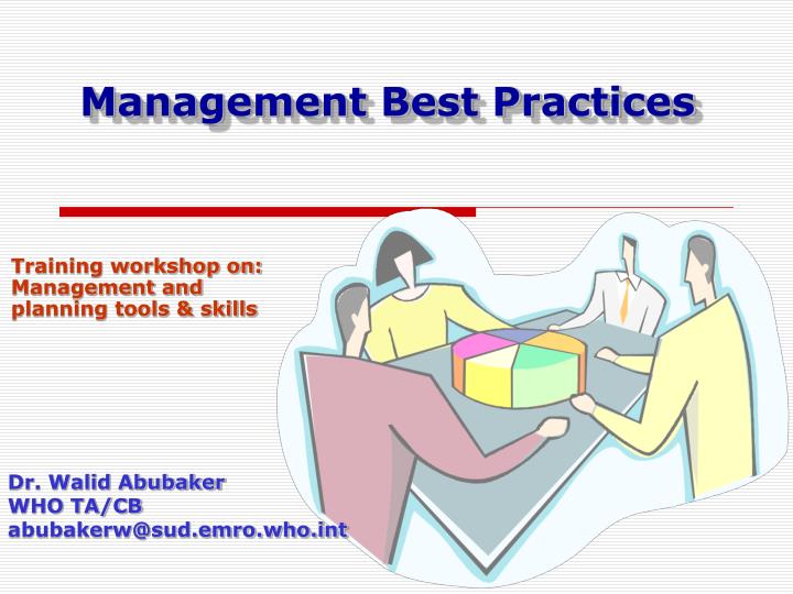 training workshop on management and planning tools skills
