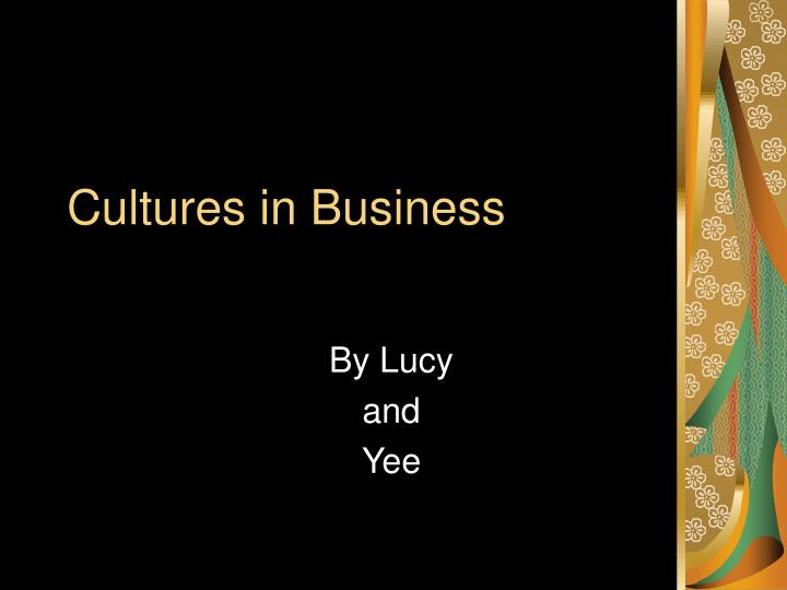 cultures in business