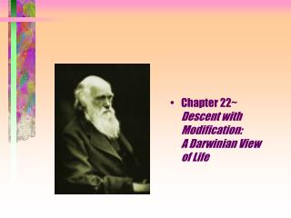 Chapter 22~ Descent with Modification: A Darwinian View of Life