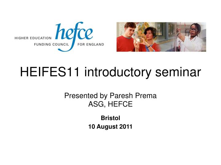 heifes11 introductory seminar