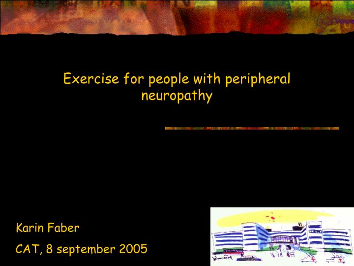 exercise for people with peripheral neuropathy