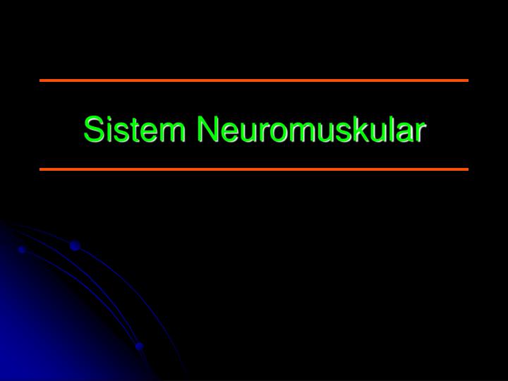 sistem neuromuskular