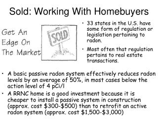 Sold: Working With Homebuyers