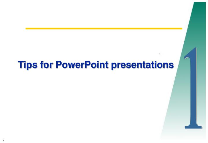 tips for powerpoint presentations