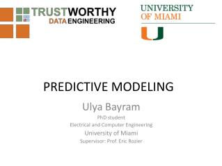 PREDICTIVE MODELING