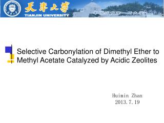 Selective Carbonylation of Dimethyl Ether to Methyl Acetate Catalyzed by Acidic Zeolites