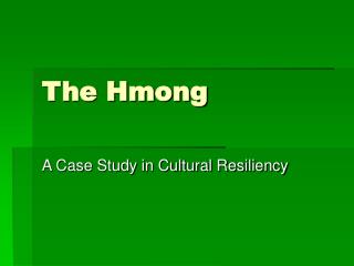 The Hmong