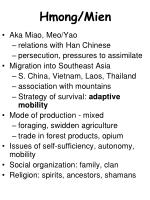 Hmong/Mien - slide 1