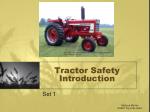 Tractor Safety Introduction - slide 1