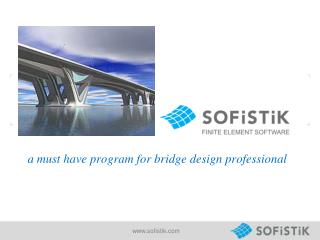 a must have program for bridge design professional