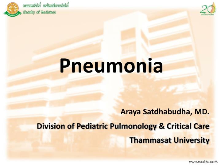 pneumonia